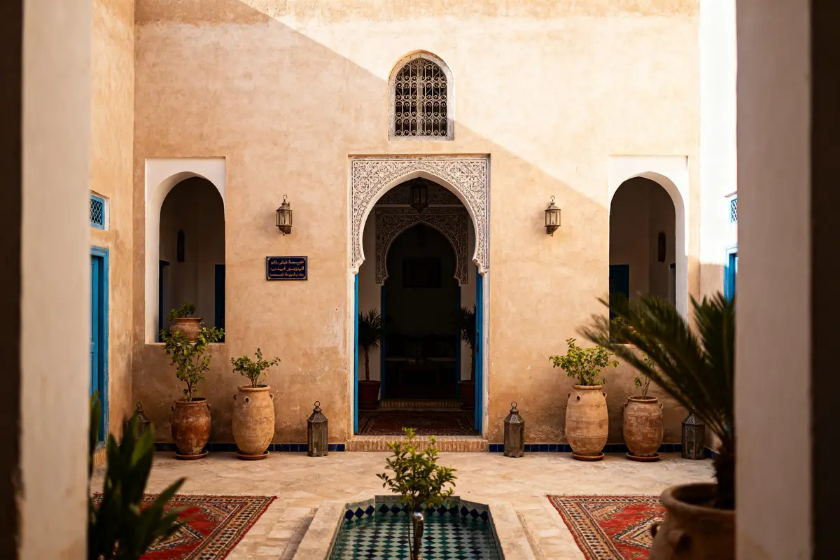 Maison traditionnelle tunisienne : 10 inspirations authentiques et patio