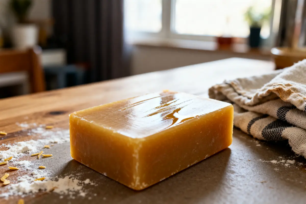 Savon cire d’abeille bio au miel doux et réparateur