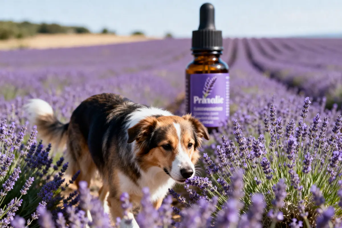 Huile essentielle lavande pour chien : Bienfaits, usage &amp; précautions