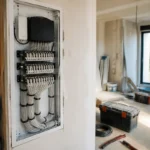 Tableau de câblage pour installation de domotique maison aquitainetravauxrenovation.fr en rénovation intérieure